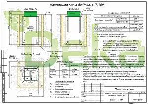 Станция очистки сточных вод BioDeka-4 П-700 2